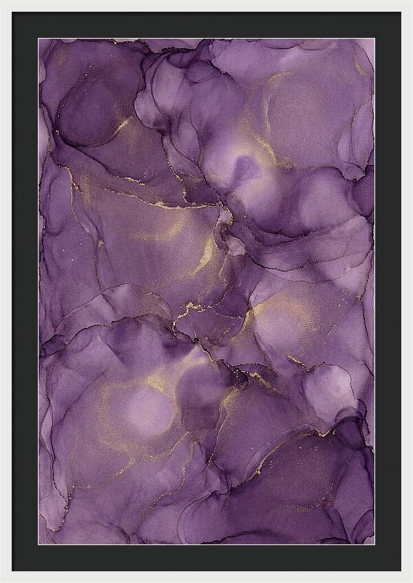 Nebula Dreams In Purple And Gold