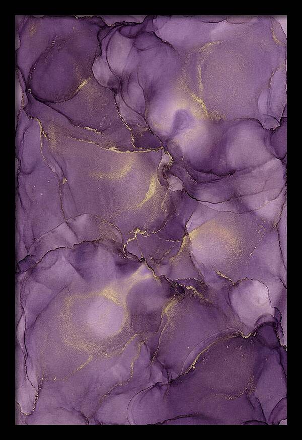 Nebula Dreams In Purple And Gold