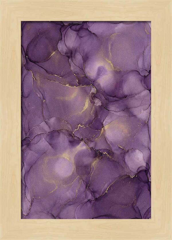 Nebula Dreams In Purple And Gold