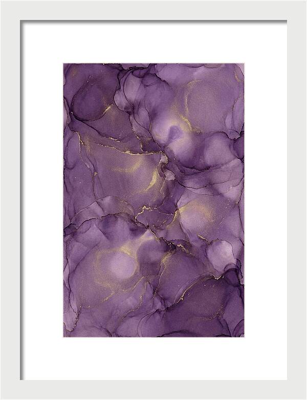 Nebula Dreams In Purple And Gold