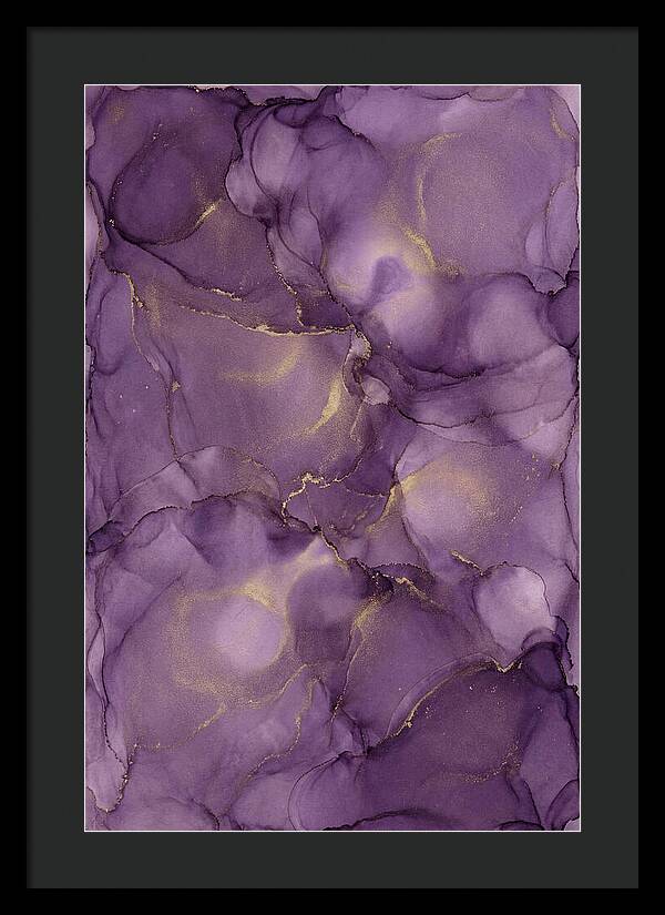 Nebula Dreams In Purple And Gold