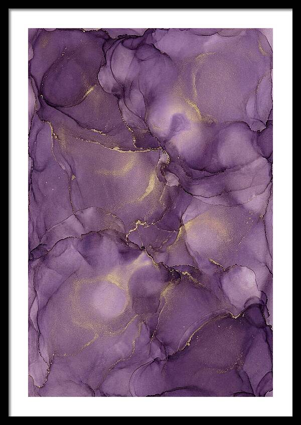 Nebula Dreams In Purple And Gold