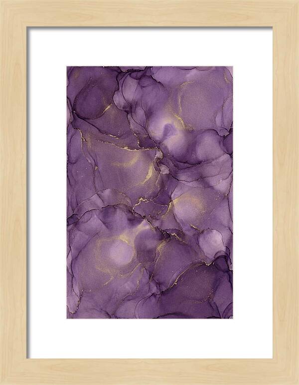 Nebula Dreams In Purple And Gold