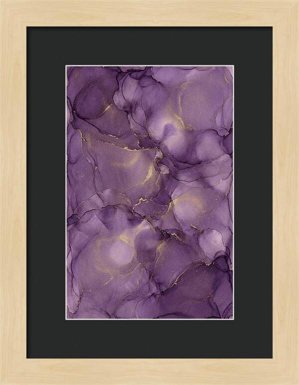 Nebula Dreams In Purple And Gold