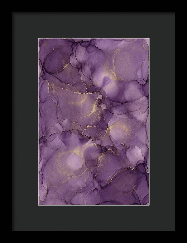 Nebula Dreams In Purple And Gold