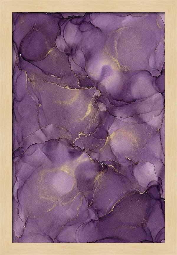 Nebula Dreams In Purple And Gold