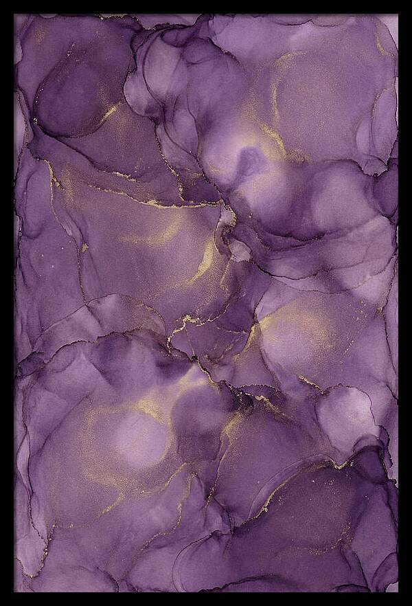 Nebula Dreams In Purple And Gold