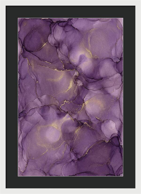 Nebula Dreams In Purple And Gold