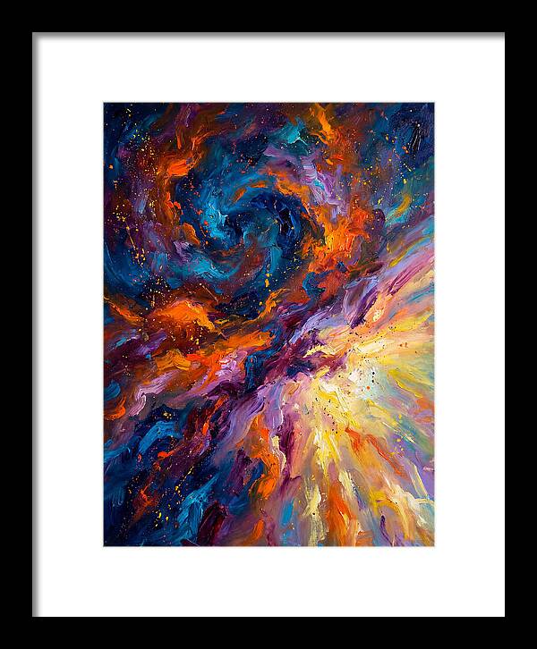 Nebula In Vibrant Swirls