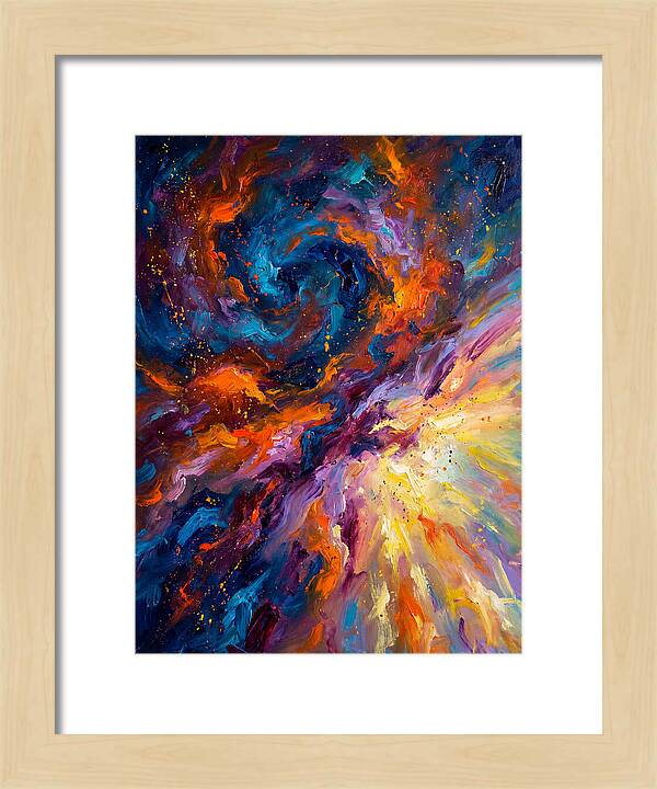 Nebula In Vibrant Swirls
