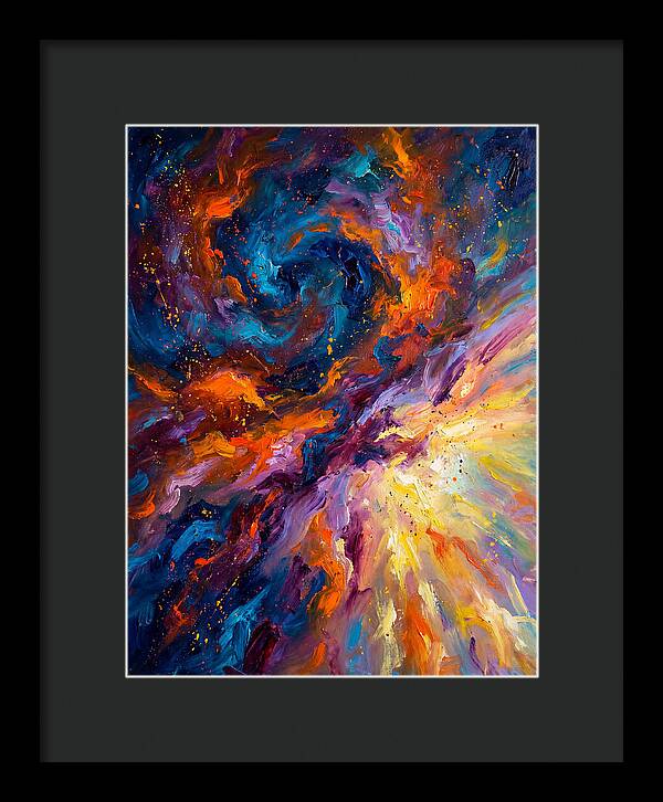 Nebula In Vibrant Swirls
