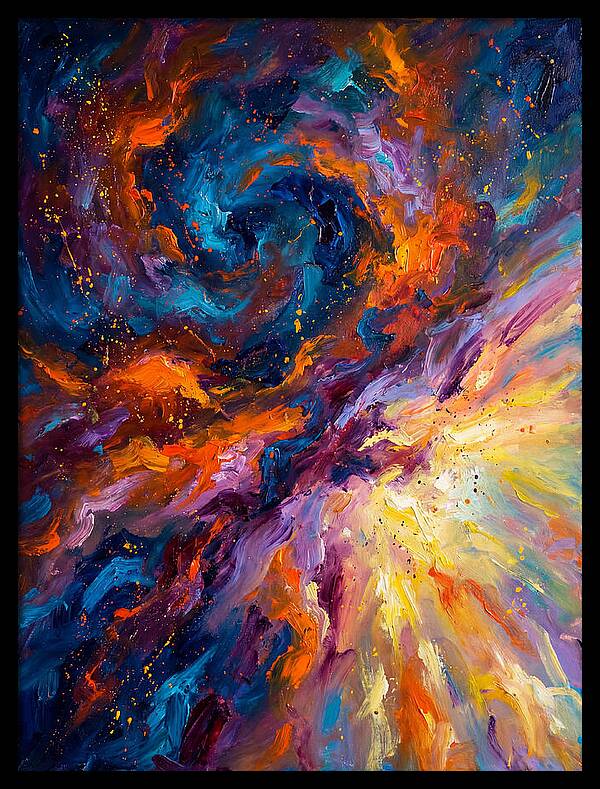 Nebula In Vibrant Swirls