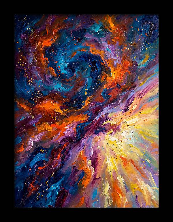 Nebula In Vibrant Swirls