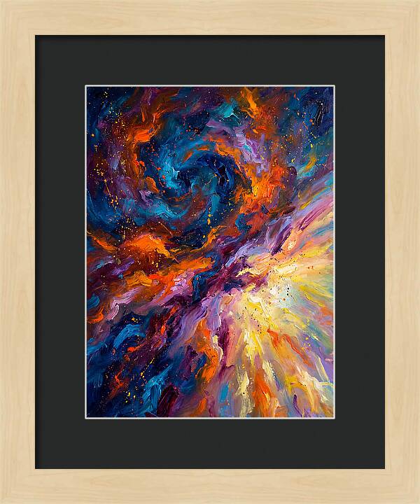 Nebula In Vibrant Swirls