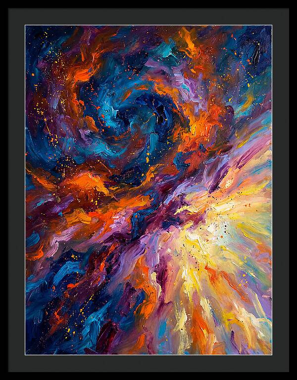 Nebula In Vibrant Swirls