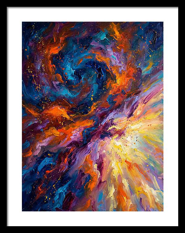 Nebula In Vibrant Swirls