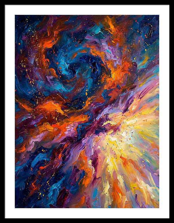 Nebula In Vibrant Swirls