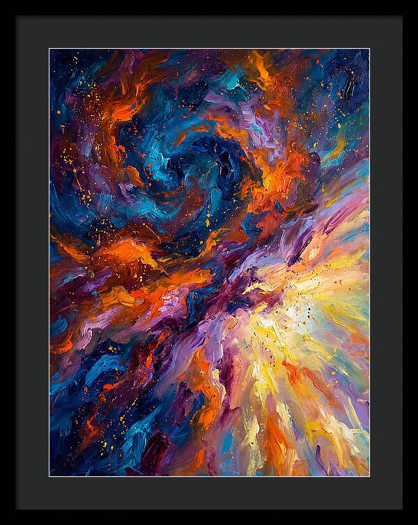Nebula In Vibrant Swirls