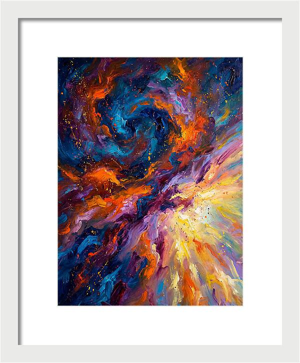 Nebula In Vibrant Swirls