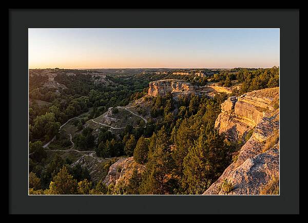 Nelson Ledges Vista At Sunset