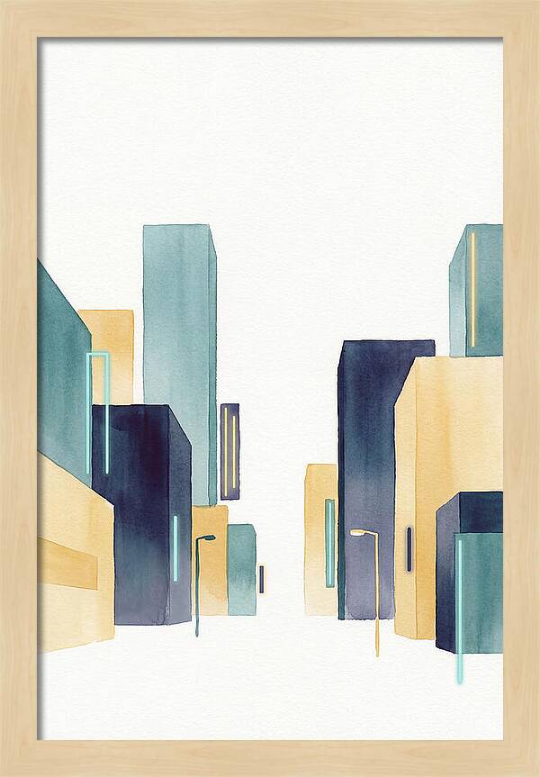 Neon Cityscape Serenity