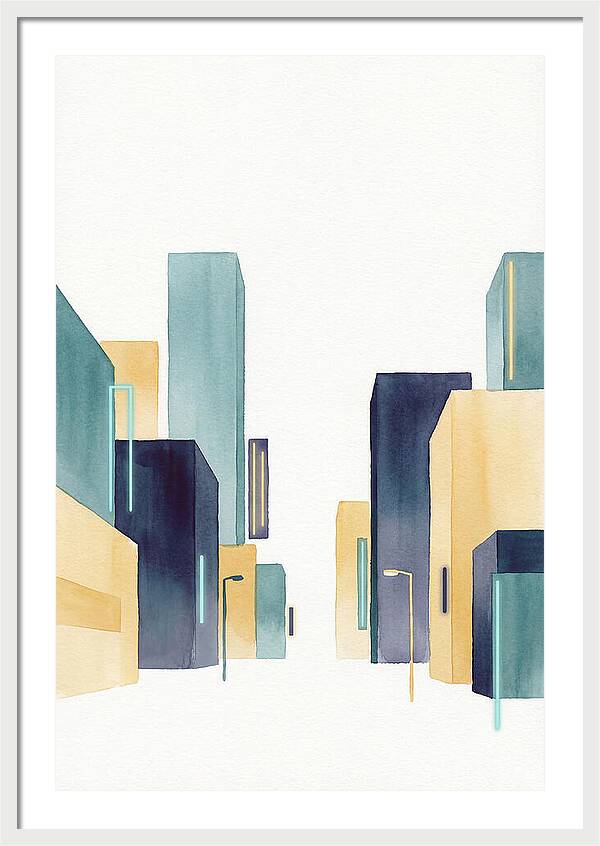 Neon Cityscape Serenity
