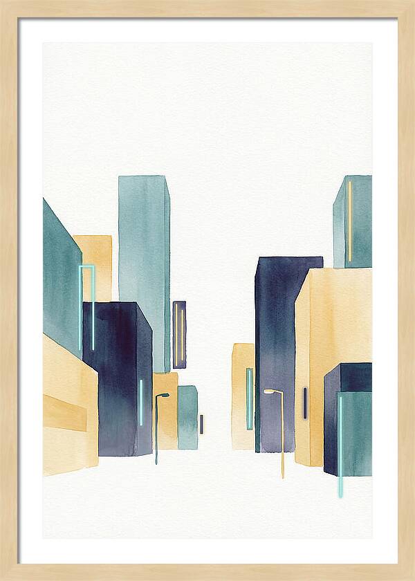 Neon Cityscape Serenity