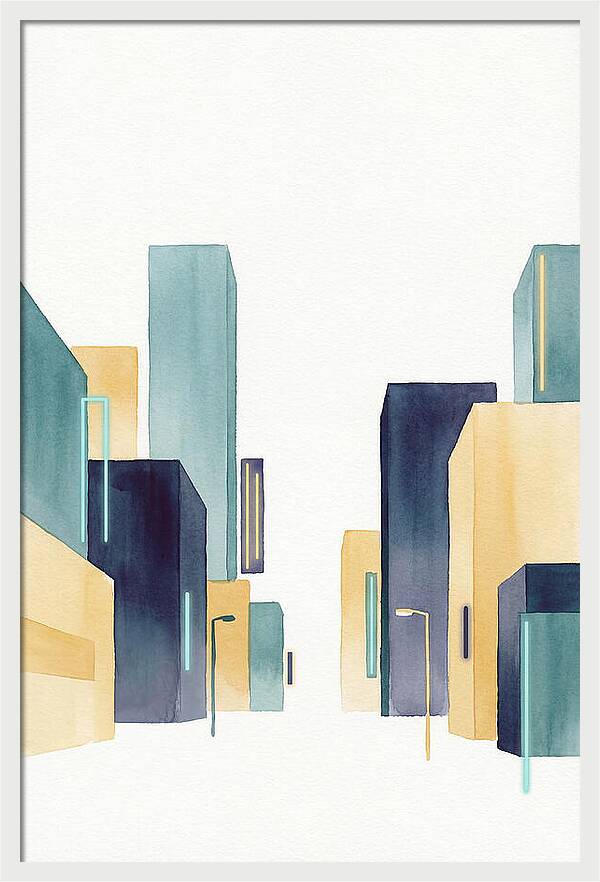 Neon Cityscape Serenity