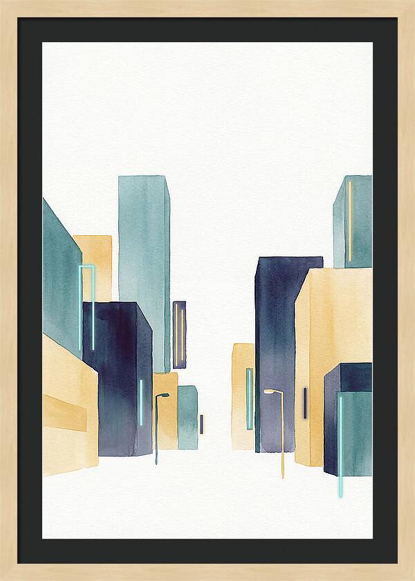 Neon Cityscape Serenity