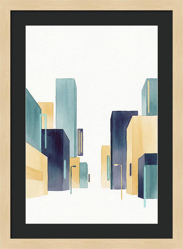 Neon Cityscape Serenity