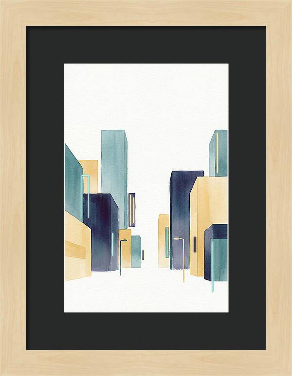 Neon Cityscape Serenity