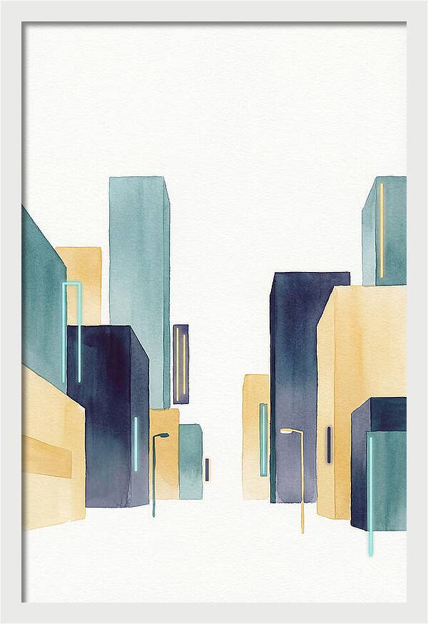 Neon Cityscape Serenity