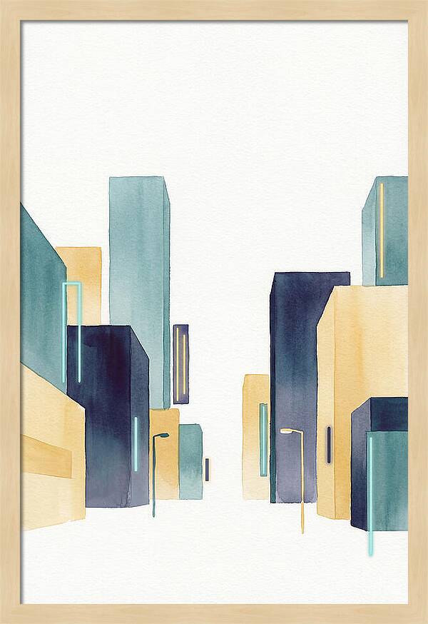 Neon Cityscape Serenity