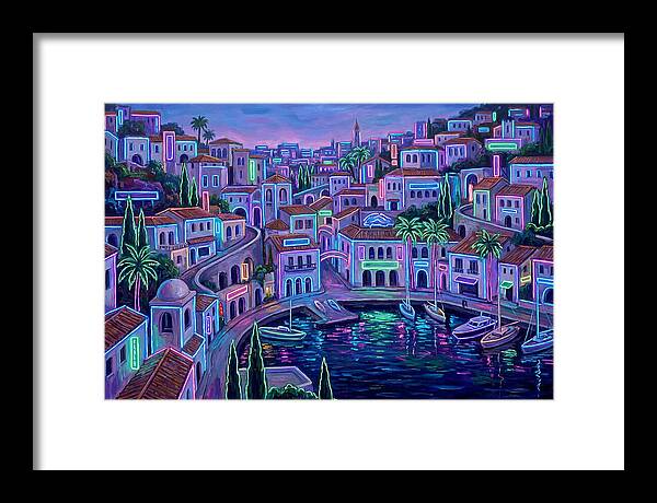 Neon Mediterranean Dreamscape