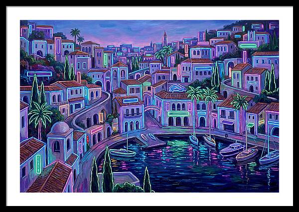 Neon Mediterranean Dreamscape