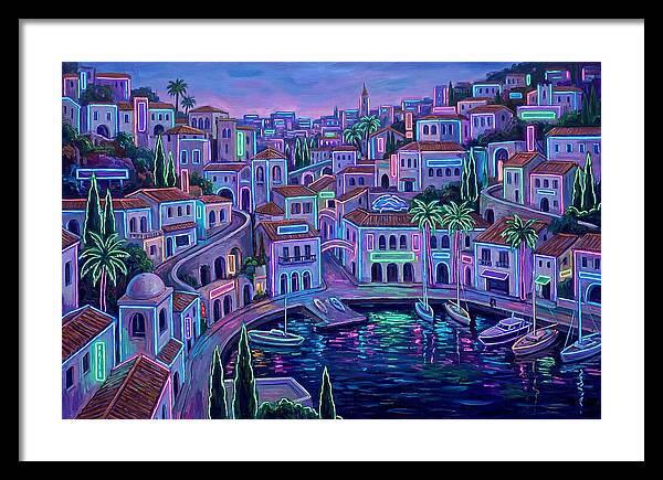 Neon Mediterranean Dreamscape