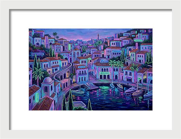 Neon Mediterranean Dreamscape