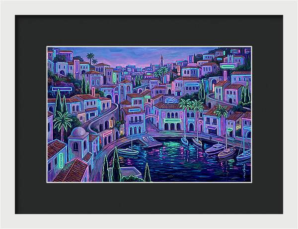 Neon Mediterranean Dreamscape