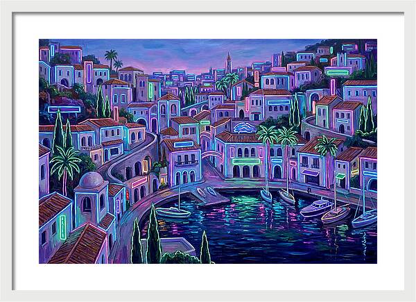 Neon Mediterranean Dreamscape