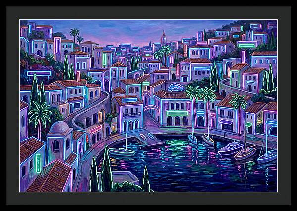 Neon Mediterranean Dreamscape