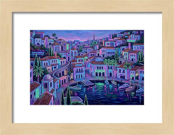 Neon Mediterranean Dreamscape