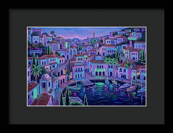Neon Mediterranean Dreamscape