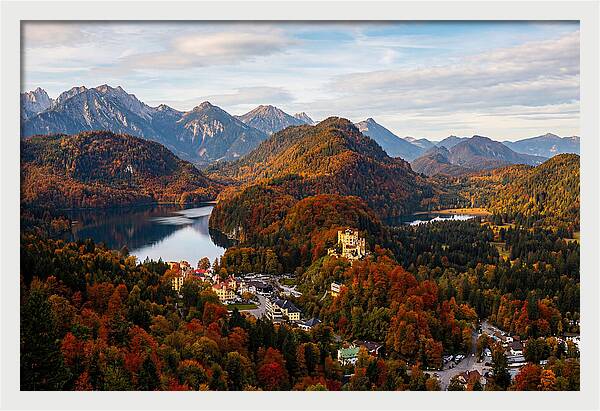 Neuschwanstein And Hohenschwangau Castles