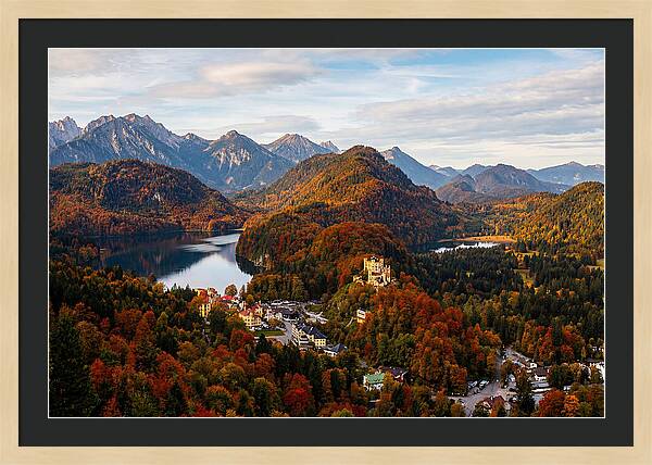 Neuschwanstein And Hohenschwangau Castles