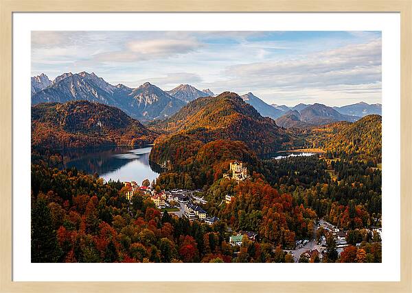 Neuschwanstein And Hohenschwangau Castles