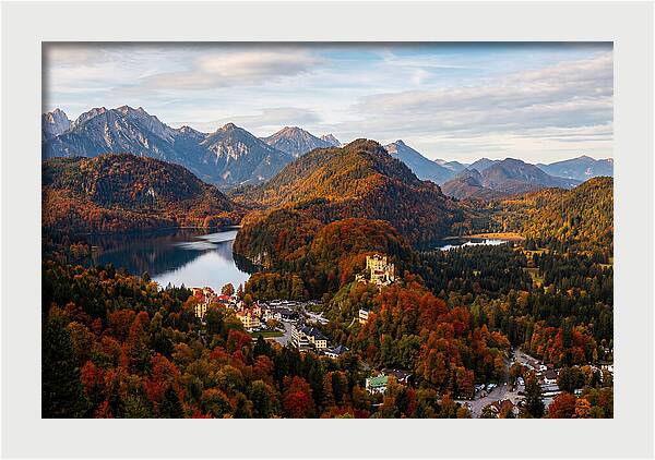 Neuschwanstein And Hohenschwangau Castles