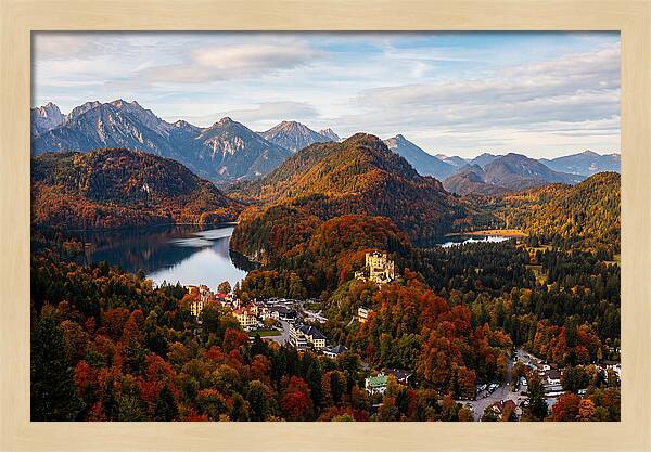 Neuschwanstein And Hohenschwangau Castles
