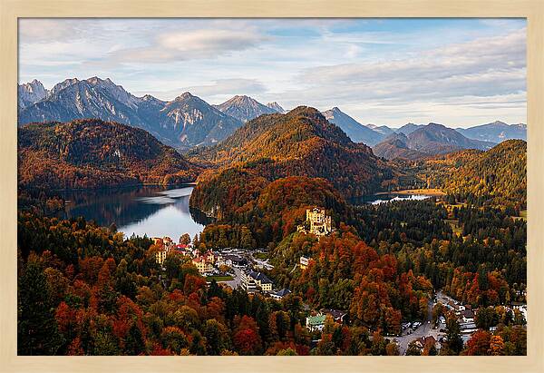 Neuschwanstein And Hohenschwangau Castles