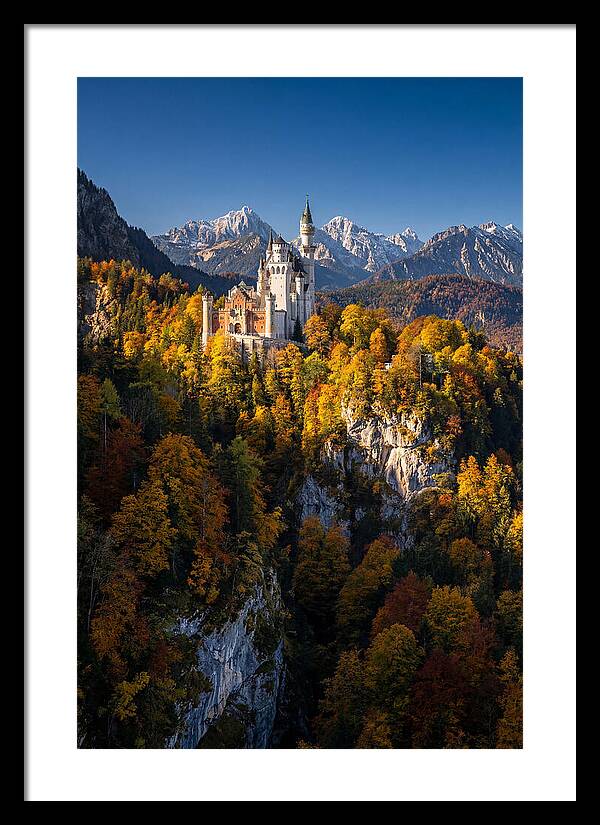 Neuschwanstein Castle In Autumn