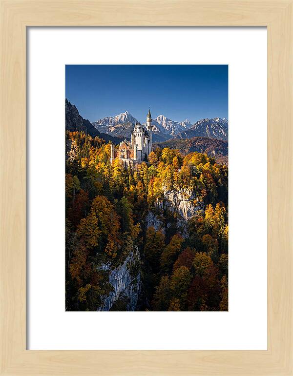 Neuschwanstein Castle In Autumn